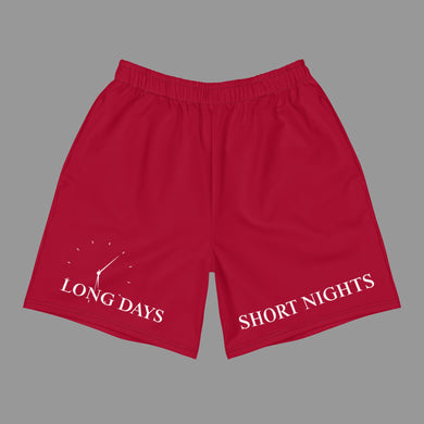 RED OG Athletic Long Shorts