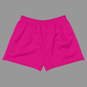 NEON PINK All-Over Print Athletic Shorts