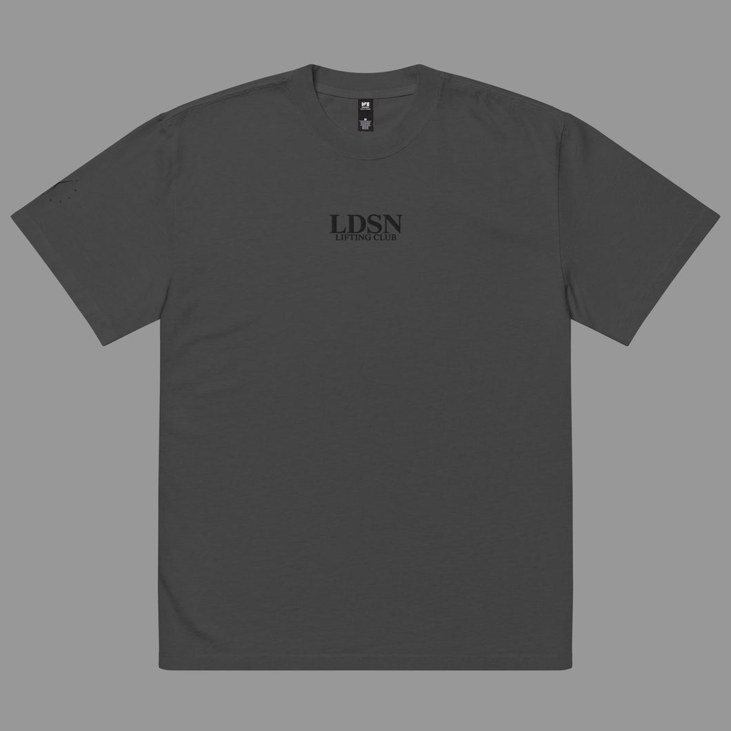 LDSN LIFTING CLUB Oversized faded t-shirt