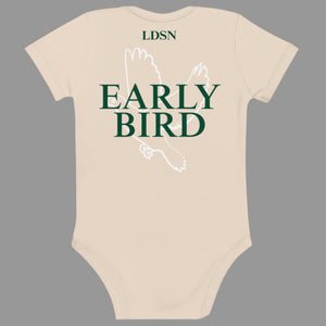 EARLY BIRD Organic cotton baby bodysuit