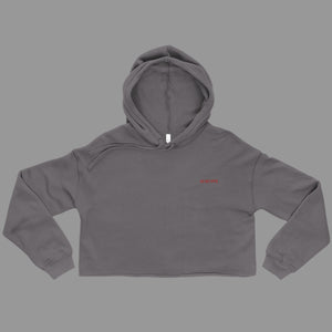 SURVIVAL OF THE FITTEST Crop Hoodie